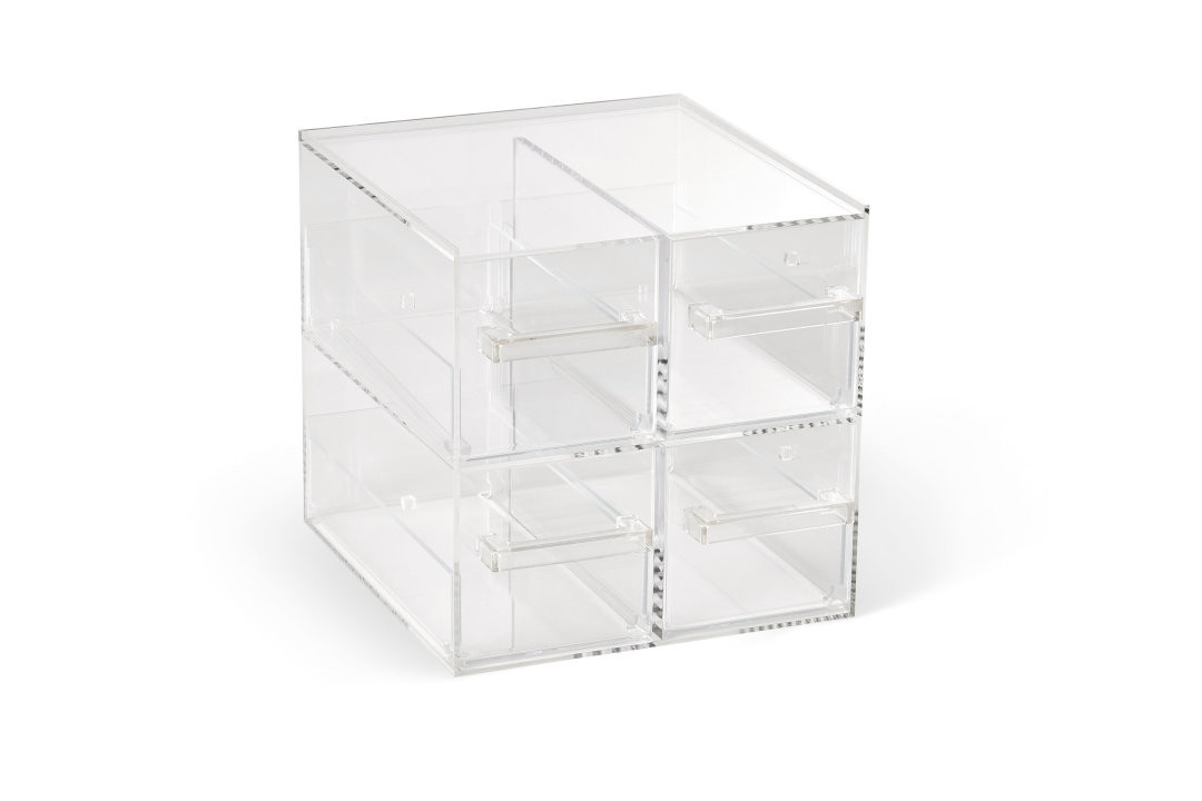 Vollrath - 2 x 2 Cubic Modular Display Bin w/ 4 Drawers - SBB2X2