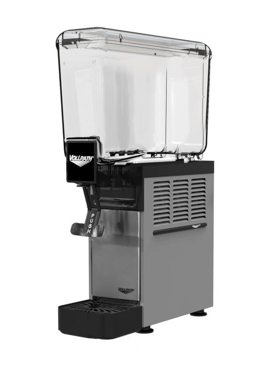 Vollrath - Refrigerated Beverage Dispenser w/ One 8L Bowl & Agitator - VBBC1-37-A
