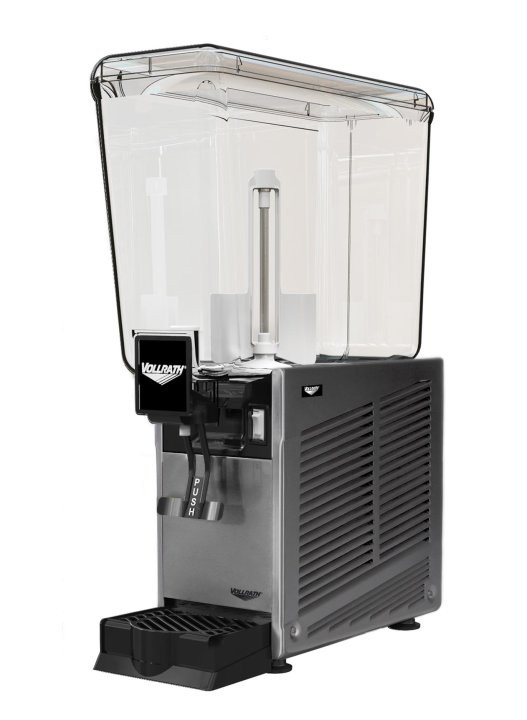 Vollrath - Refrigerated Beverage Dispenser w/ One 20L Bowl & Stirring Paddle - VBBE1-37-S
