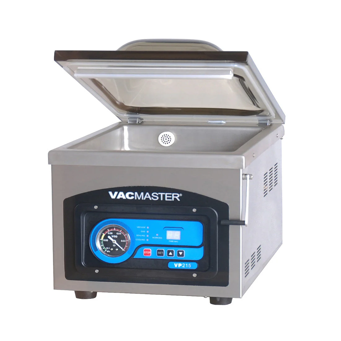 VacMaster VP215 Chamber Vacuum Sealer with 10" Seal Beam and 1/4 HP Pump - 110V