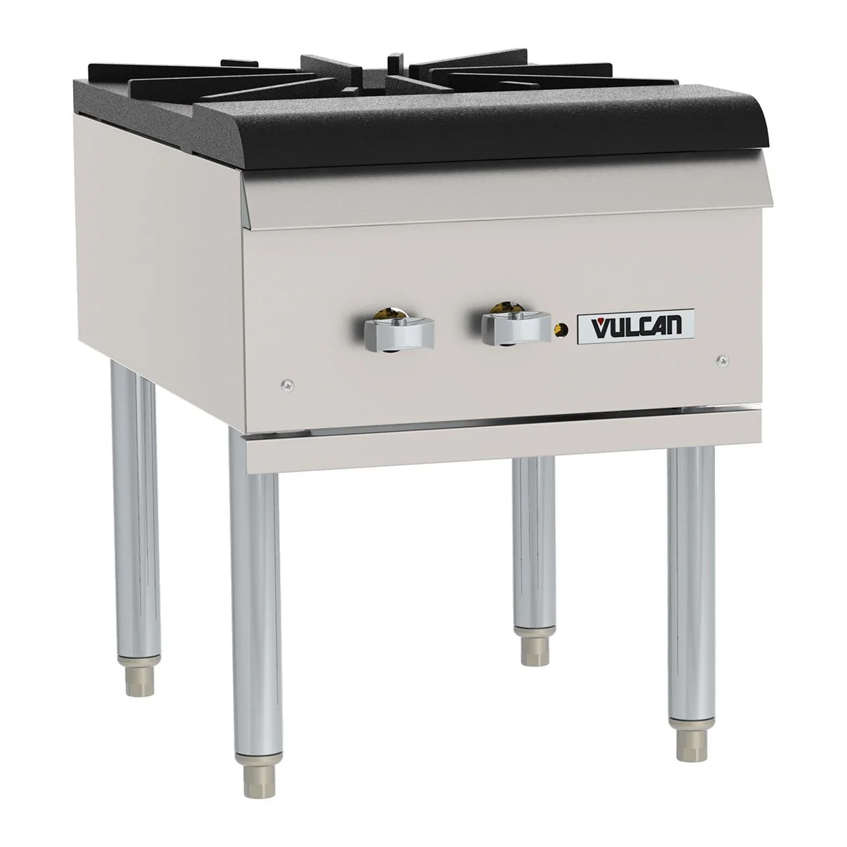Vulcan VSP100 18" Natural Gas 1-Burner Stock Pot Range - 110,000 BTU