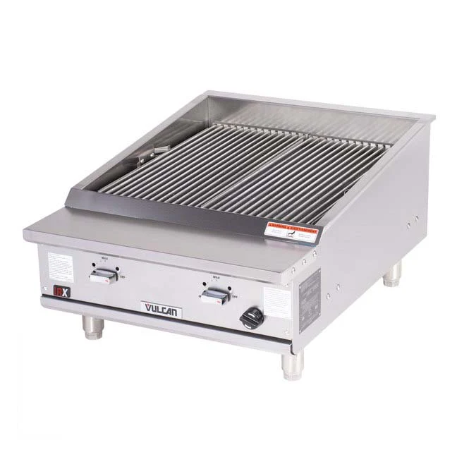 Vulcan VTEC25 25" Infrared Natural Gas Charbroiler - 44,000 BTU