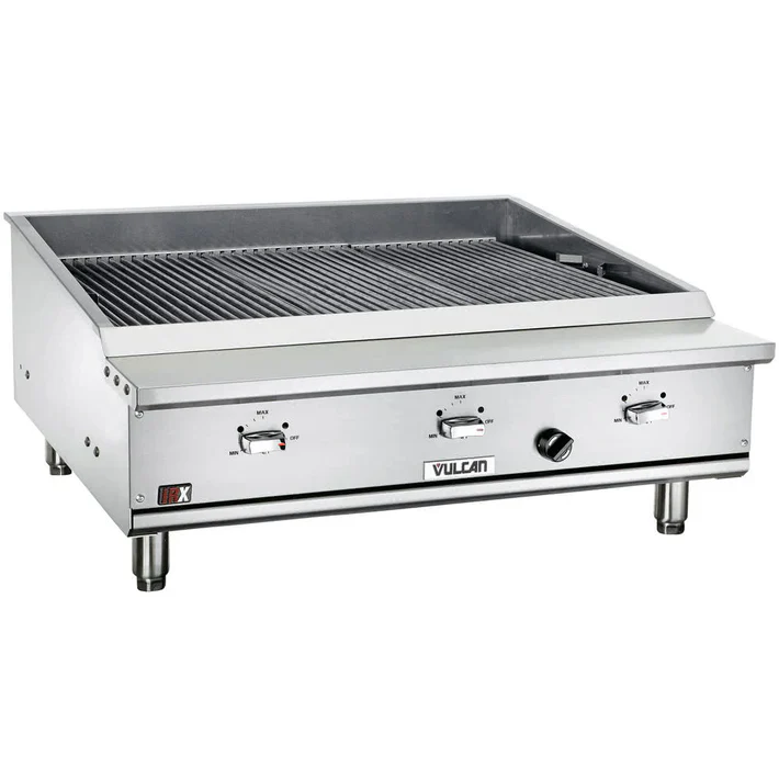 Vulcan VTEC36 36" Infrared Natural Gas/Propane Charbroiler- 66,000 BTU