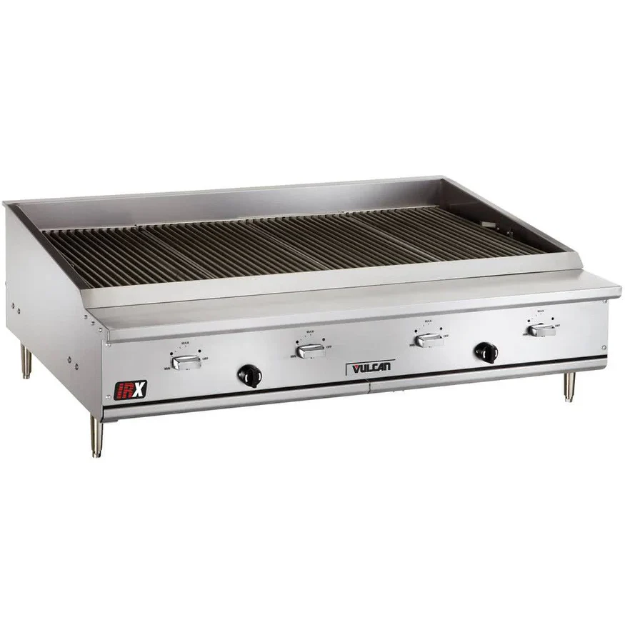Vulcan VTEC48 48" Infrared Natural Gas/Propane Charbroiler - 88,000 BTU