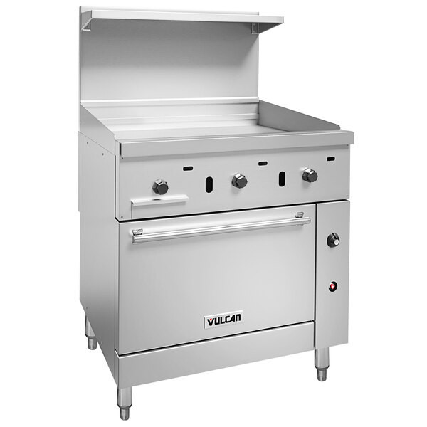 Vulcan - Endurance 36" Liquid Propane Range w/ Griddle & Oven - 36S-36GTP