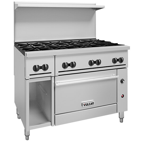 Vulcan - Endurance 48" Natural Gas Range w/ 8 Burners & Convection Oven - 48C-8BN