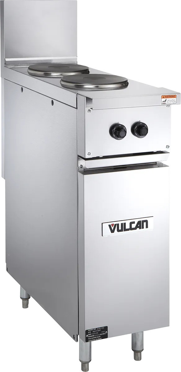 Vulcan - EV Series 12" Electric Range 240V w/ 2 French Plates - EV12-2FP-240