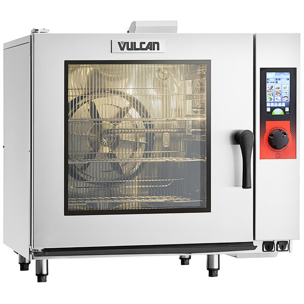 Vulcan - TCM Series 6 Level Electric Boilerless Half Size Combi Oven 208-240V/3Ph - TCM-61E-208