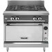 Vulcan - V Series 36" Liquid Propane Range w/ 4 Burners & Convection Oven - V4B36C