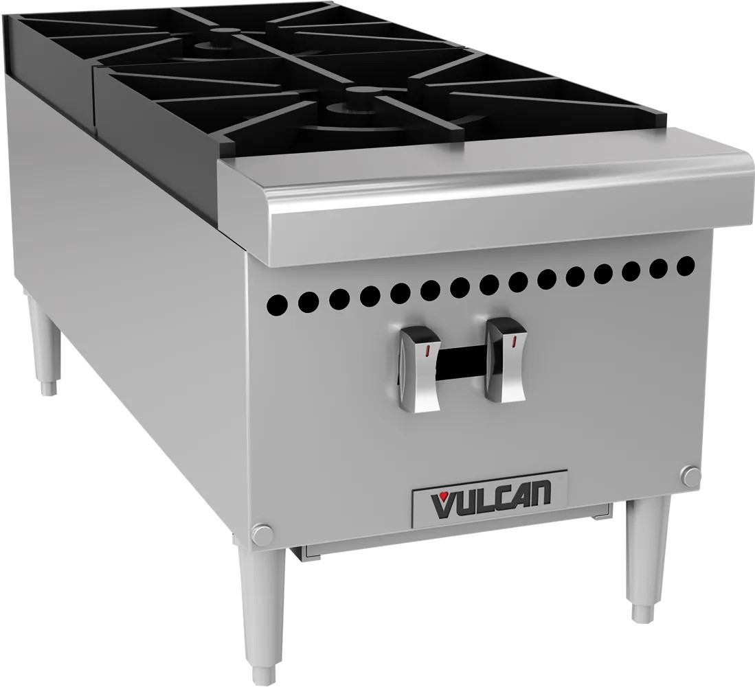 Vulcan - VCRH Series 12" Liquid Propane Hot Plate w/ 2 Burners - VCRH12