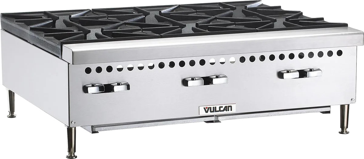 Vulcan - VCRH Series 36" Liquid Propane Hot Plate w/ 4 Burners - VCRH36