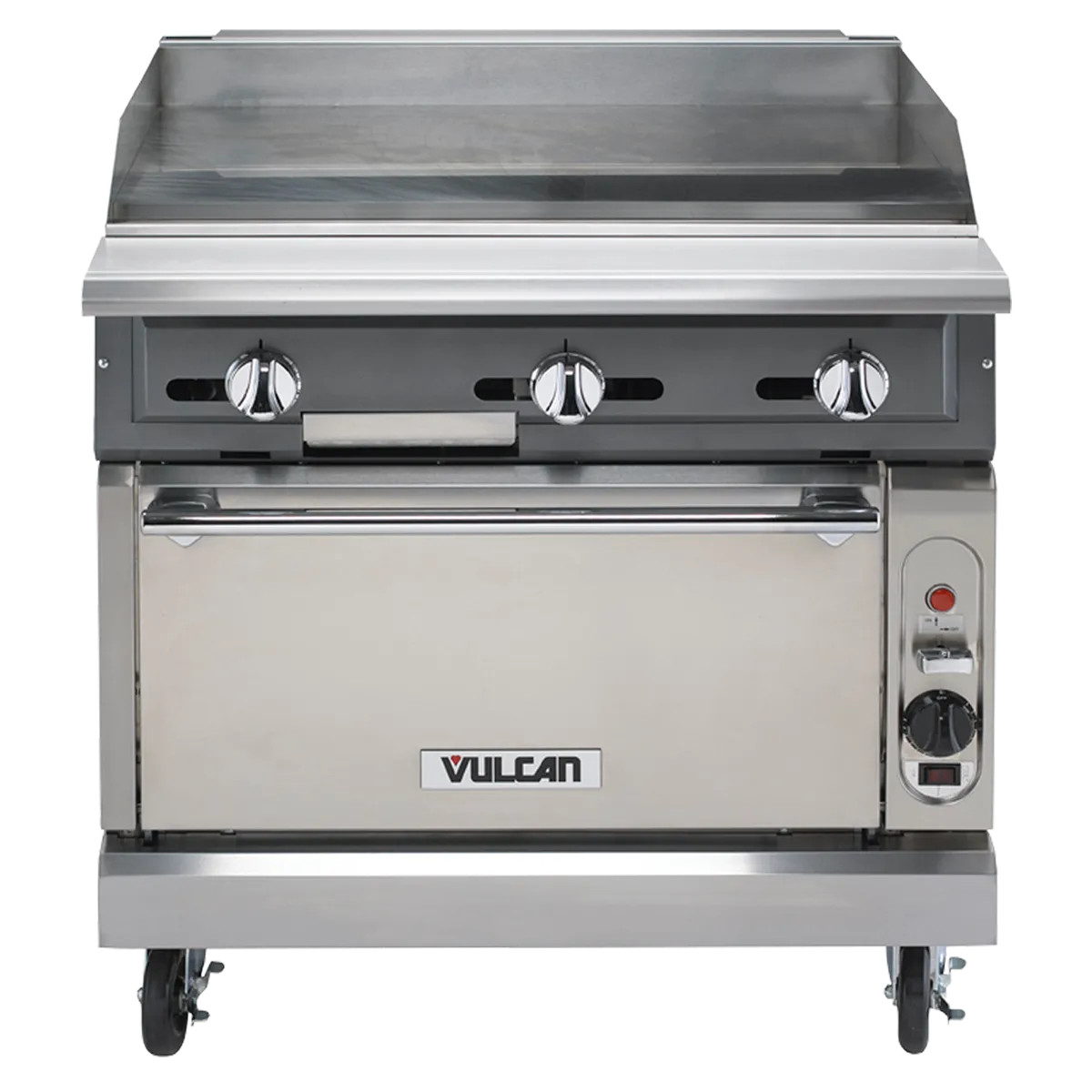 Vulcan - V Series 36" Liquid Propane Range w/ Griddle & Oven - VGMT36S