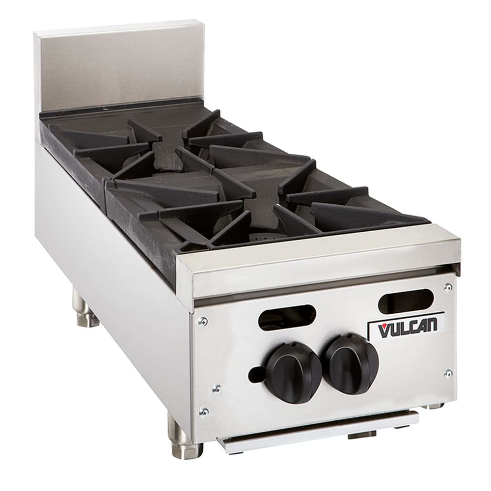 Vulcan - VHP Series 12" Natural Gas Hot Plate w/ 2 Burners - VHP212