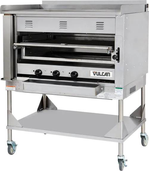 Vulcan - V Series 48" Natural Gas Chop House Broiler w/ Griddle - VST4B
