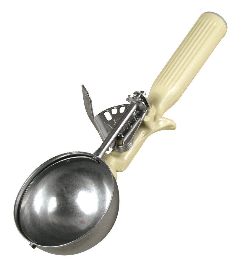 Vollrath - #10 Ivory 3 1/4oz Thumb Press Disher