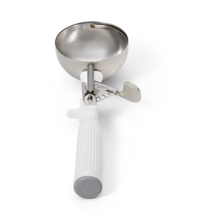 Vollrath - #6 White 5 1/3oz Thumb Press Disher