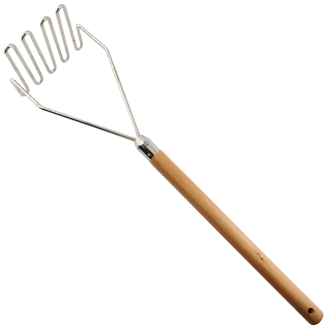Winco- Square Potato Masher 4.5" x 17.75"