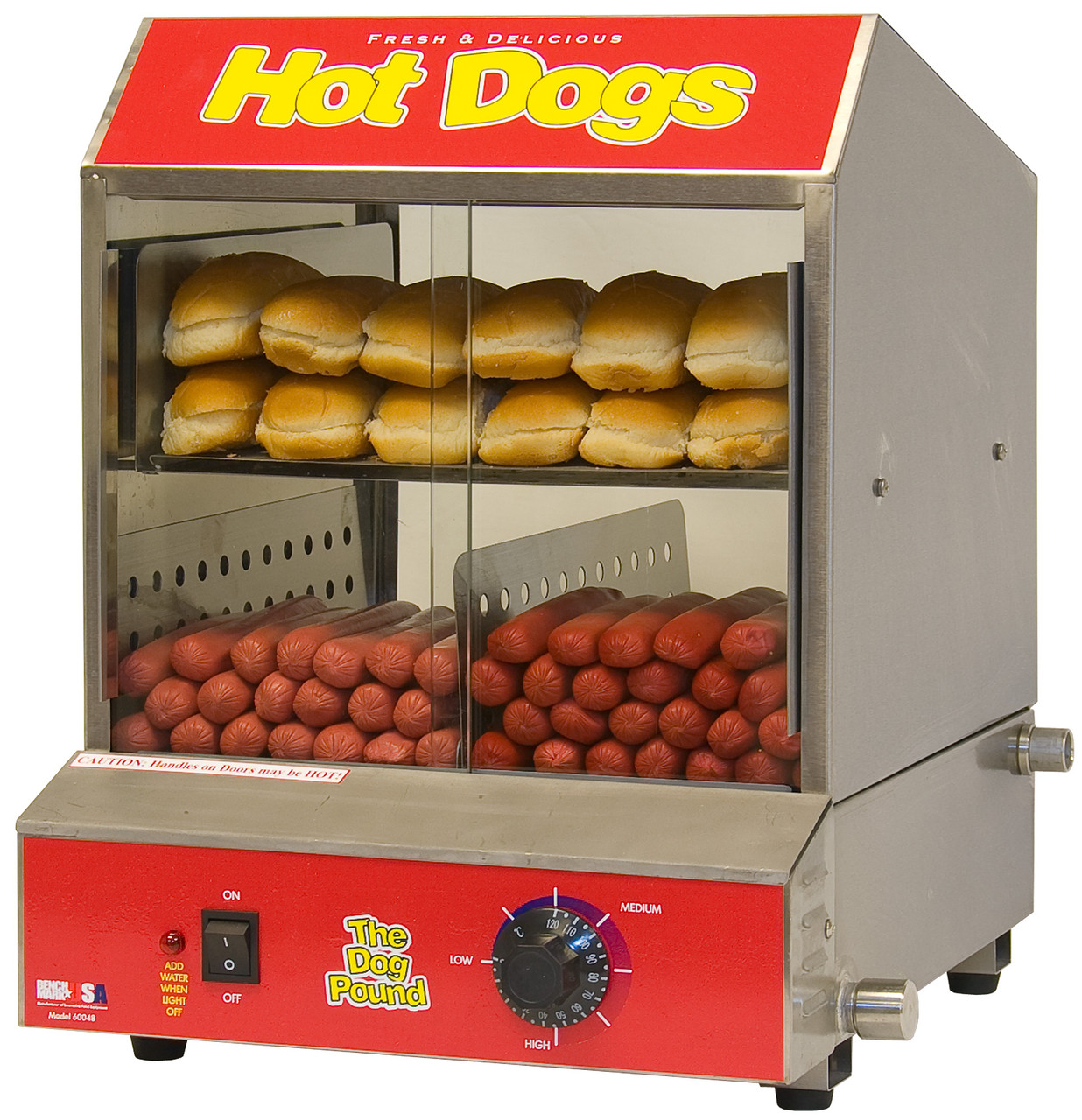 Benchmark - The Dog Pound Hot Dog Steamer 120V