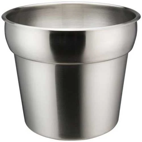 Winco INSN-7 7 Qt. Stainless Steel Vegetable Inset