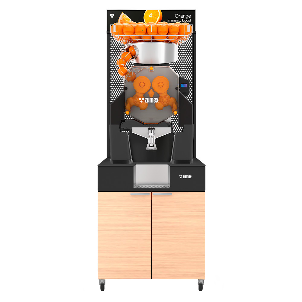 Zumex - Oiled Oak Speed Up Corner Wide Juicer - 11815